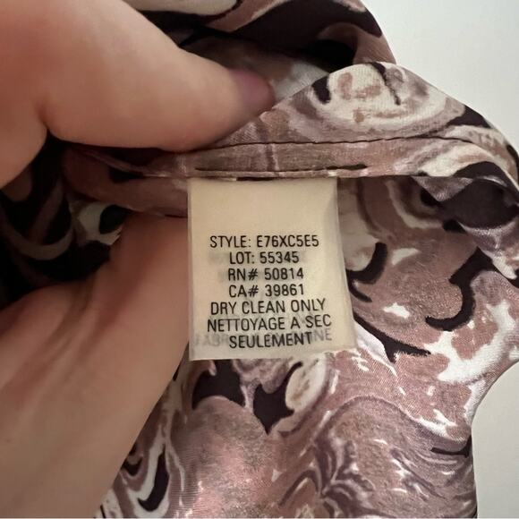 Elie Tahari Printed Silk Tank Top - Picture 6 of 7